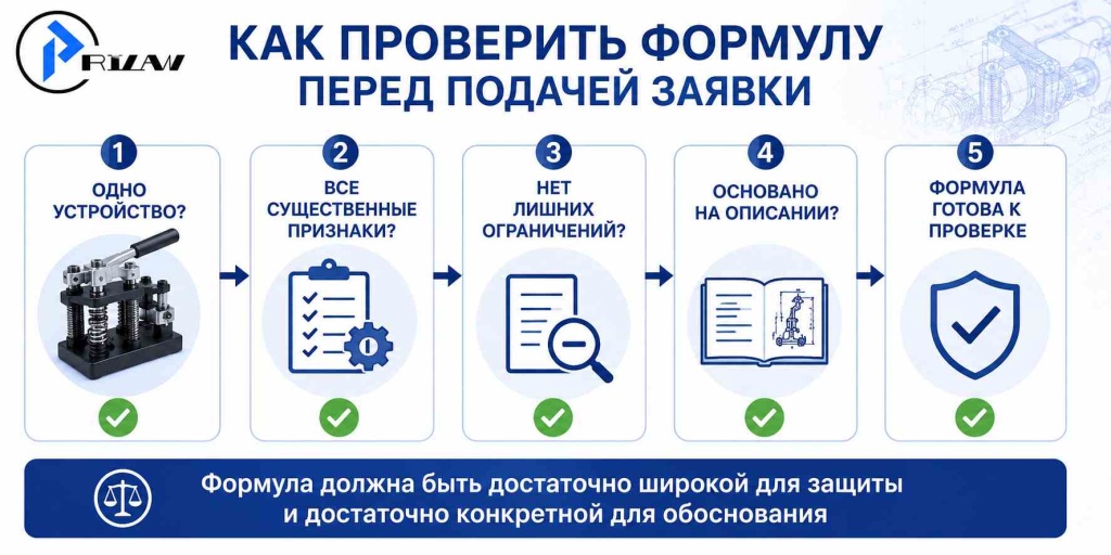 Как проверить формулу перед подачей заявки Как проверить формулу перед подачей заявки