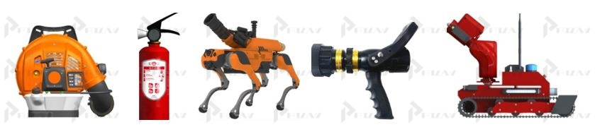 Патенты на промышленный образец класс 29-01 МКПО: дизайн и форма огнетушителя, пожарного гидранта и насоса, робота-пожарника, пламегасителя