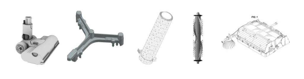 Патенты на промышленный образец класс 04-03 МКПО: Щётки для машин, промышленные щётки