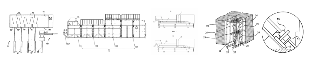 Чертежи устройств, компонентов и приборов в металлургии