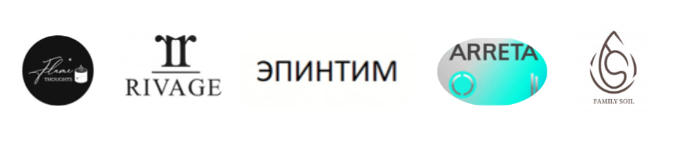 Примеры товарных знаков 3 класса МКТУ: Крем для лица и тела, лосьон, тоник, эмульсия, скраб