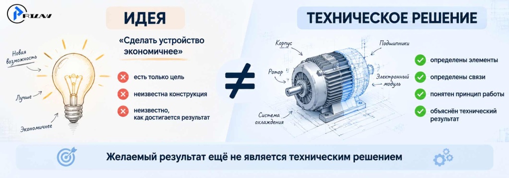 Идея ≠ техническое решение