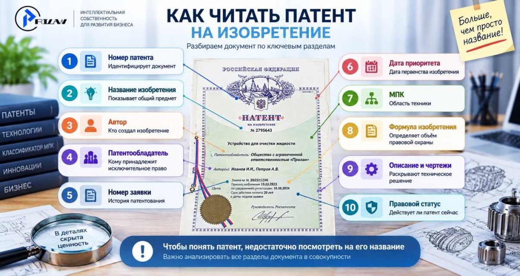 Как читать патент на изобретение