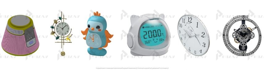 Патенты на промышленный образец класс 10-01 МКПО: дизайн и форма настенных, башенных, каминных, настольных часов и будильников