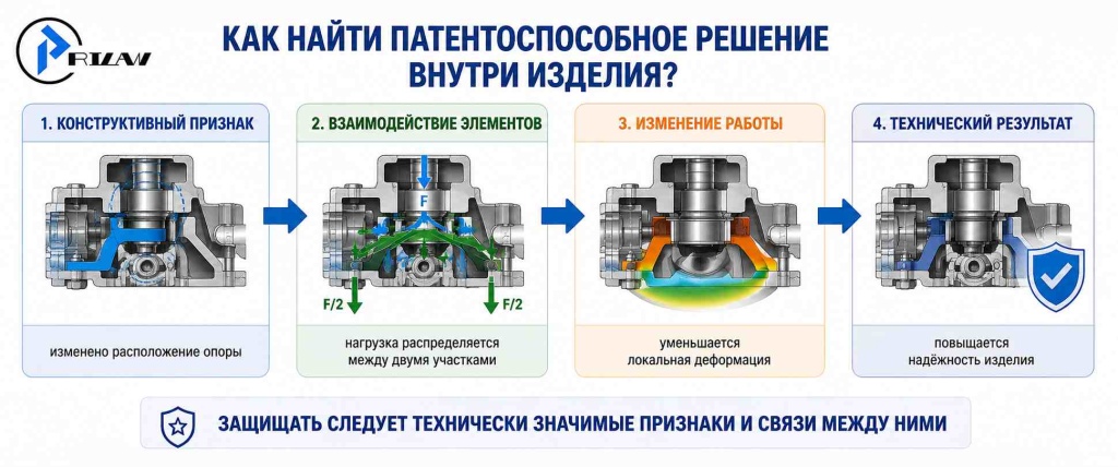 Как найти патентоспособное решение внутри изделия Как найти патентоспособное решение внутри изделия