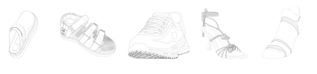 Патенты на промышленный образец класс 02-04 МКПО: Обувь мужская, женская. детская: кроссовки, тапочки, кеды, туфли, сапоги, чулки и носки