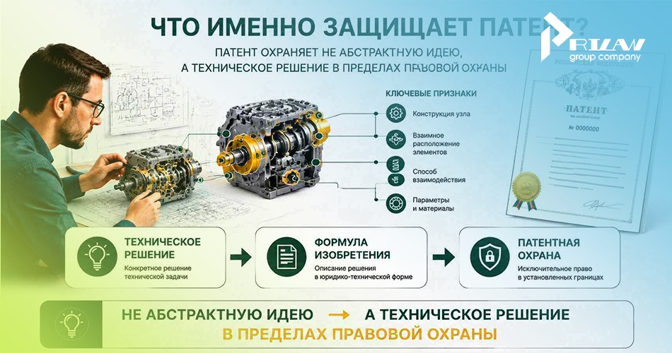 Что на самом деле защищает патент?