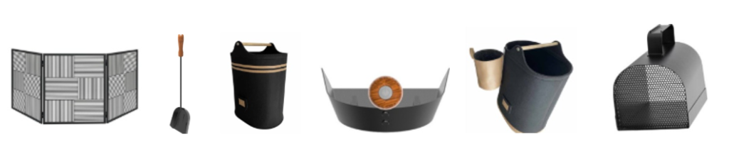 Патенты на промышленный образец класс 07-08 МКПО: дизайн и форма аксессуаров и предметов для каминов