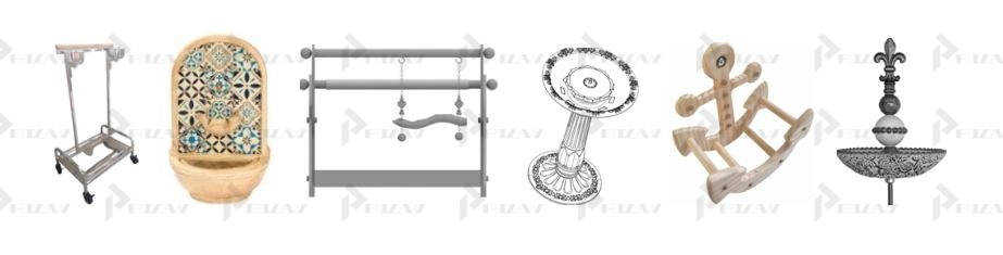 Патенты на промышленный образец класс 30-07 МКПО: дизайн и форма насеста, ванночки для птиц