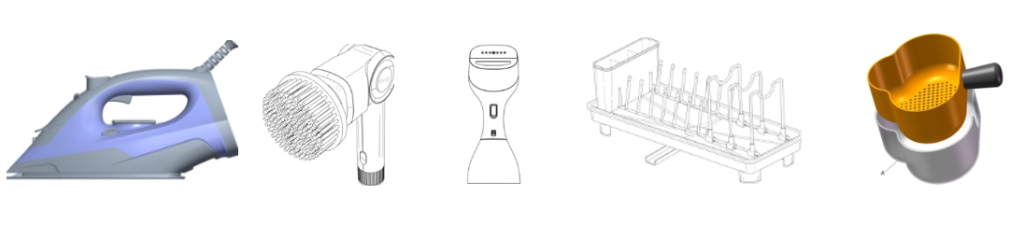 Патенты на промышленный образец класс 07-05 МКПО: дизайн и форма устройств для стирки, глажки, чистки и сушки