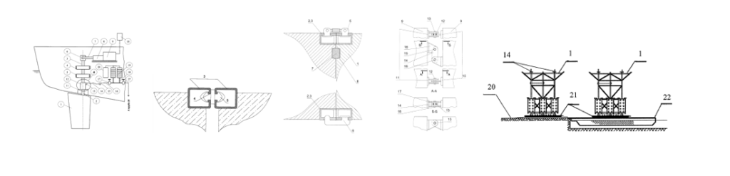 Примеры устройств, приборов и деталей корабля и судовых конструкций