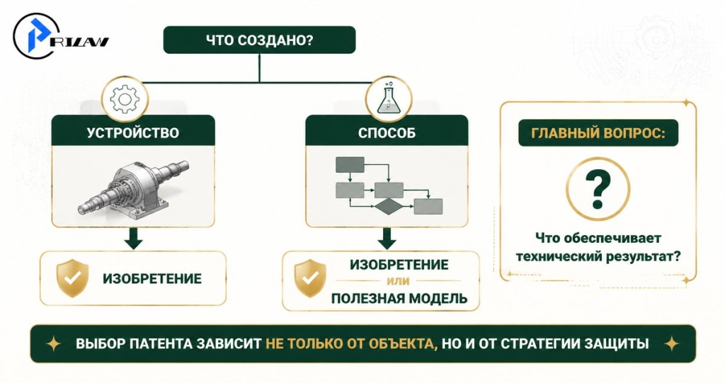 Как выбрать направление патентной защиты