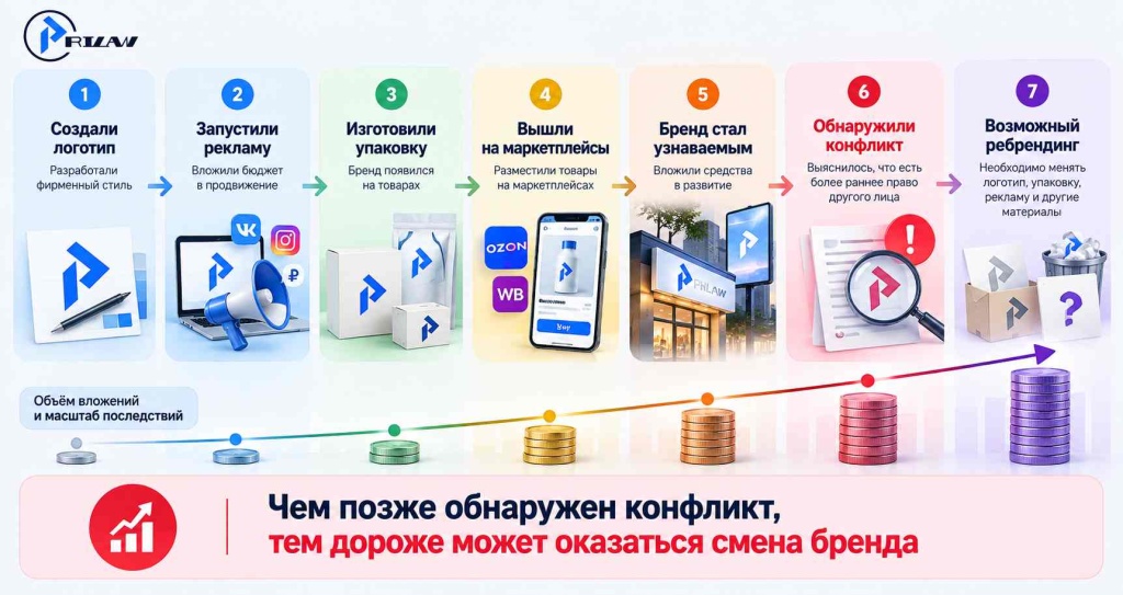 Цена незарегистрированного логотипа