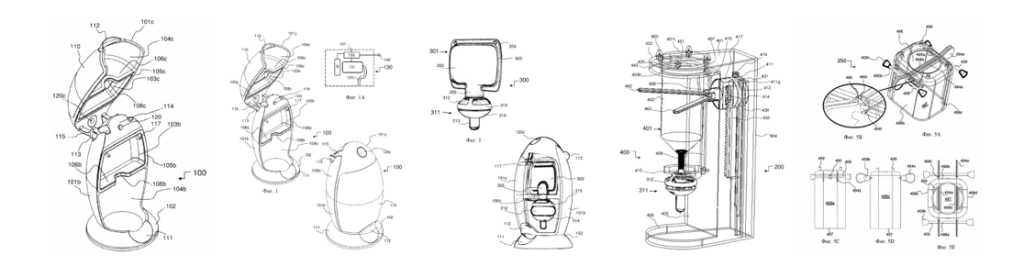 Чертежи патента на устройство для кормления ребёнка