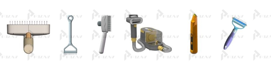 Патенты на промышленный образец класс 30-10 МКПО: дизайн и форма расчёски, гребня, перчатки для вычёсывания шерсти, машинки для стрижки