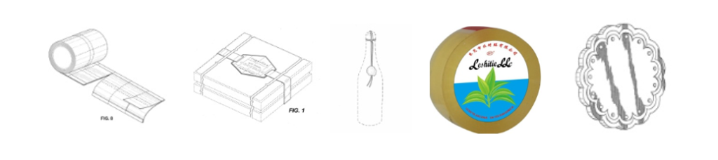 Патенты на промышленный образец класс 05-04 МКПО: ленты для отделки, декорации, клеения, крепления