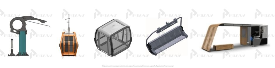 Подъёмники для горнолыжников, кабины для подвесных канатных дорог Патенты на промышленный образец класс 12-04 МКПО: дизайн и форма подъёмника для горнолыжников, кабины для подвесных канатных дорог