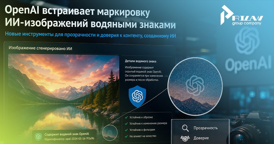 OpenAI маркирует ИИ-изображения OpenAI маркирует ИИ-изображения