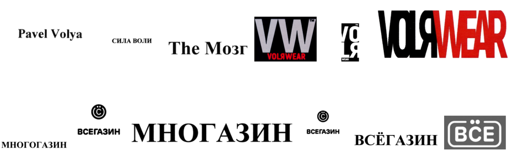 Товарные знаки Павла Воли