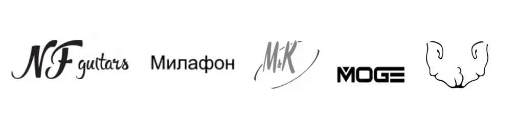 Товарные знаки 15 класса МКТУ: производство приспособлений и принадлежностей для музыкантов