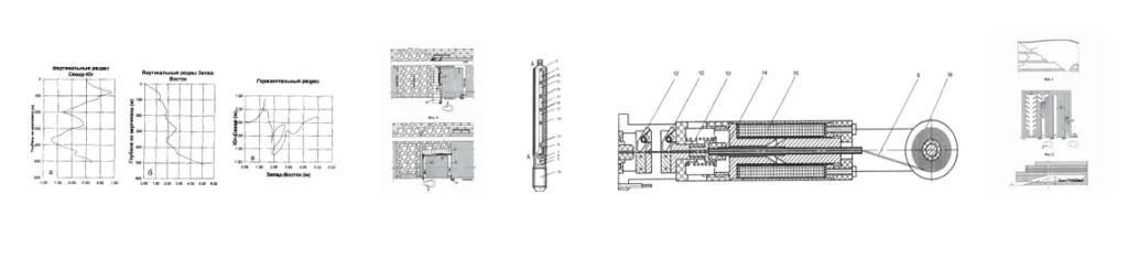 Чертежи для Метода гидроразрыва, Способа автоматизированной сортировки, Технологии подземной добычи