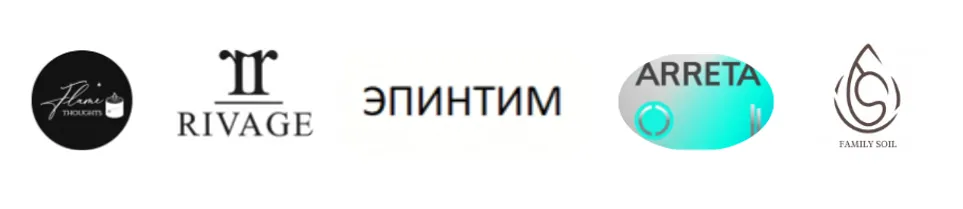 Примеры товарных знаков 3 класса МКТУ: Крем для лица и тела, лосьон, тоник, эмульсия, скраб