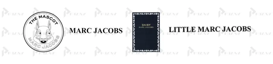 Товарные знаки компании Marc Jacobs Товарные знаки компании Marc Jacobs