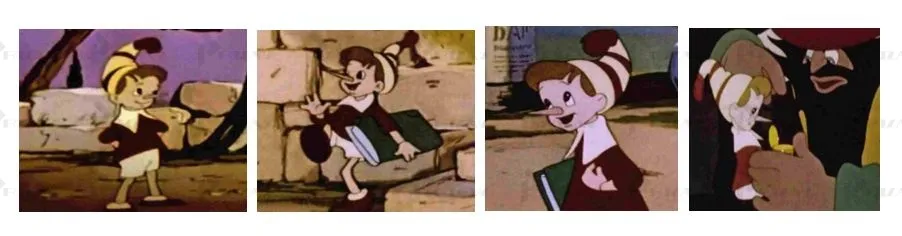 Фрагменты мультфильма Буратино