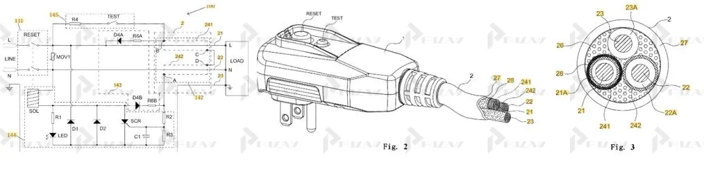 Патент на изобретение № 11243265 Интеллектуальное устройство обнаружения и прерывания тока утечки для шнура питания Патент на изобретение № 11243265 Интеллектуальное устройство обнаружения и прерывания тока утечки для шнура питания