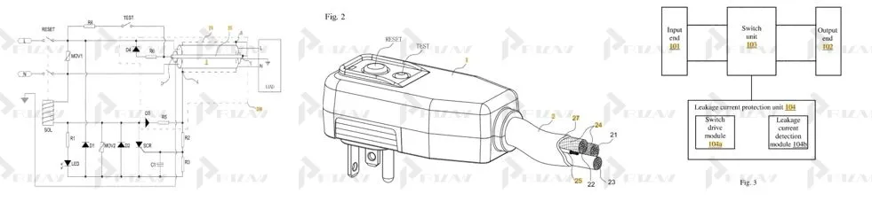 Патент на изобретение № 10557883 Устройство обнаружения и защиты от тока утечки для шнура питания Патент на изобретение № 10557883 Устройство обнаружения и защиты от тока утечки для шнура питания