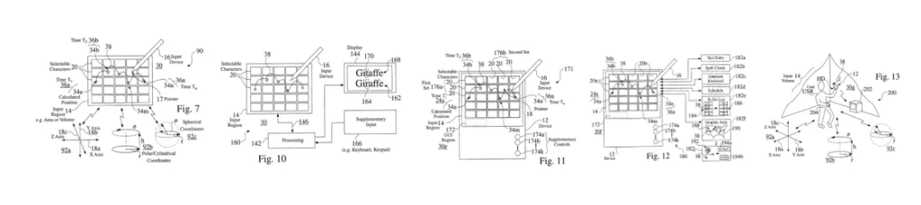 Схема патента на систему избирательного ввода