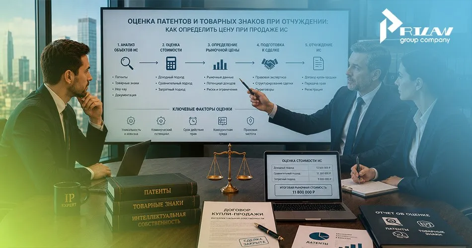 Оценка для отчуждения интеллектуальной собственности