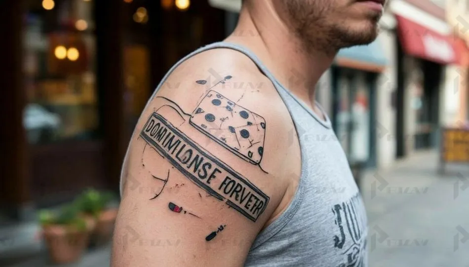 Татуировка Доминос навсегда