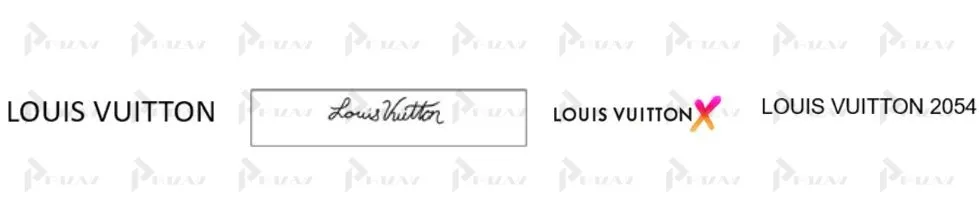 Зарегистрированные словесные обозначения Louis Vuitton