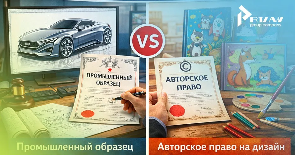 Патент на промышленный образец или авторское право