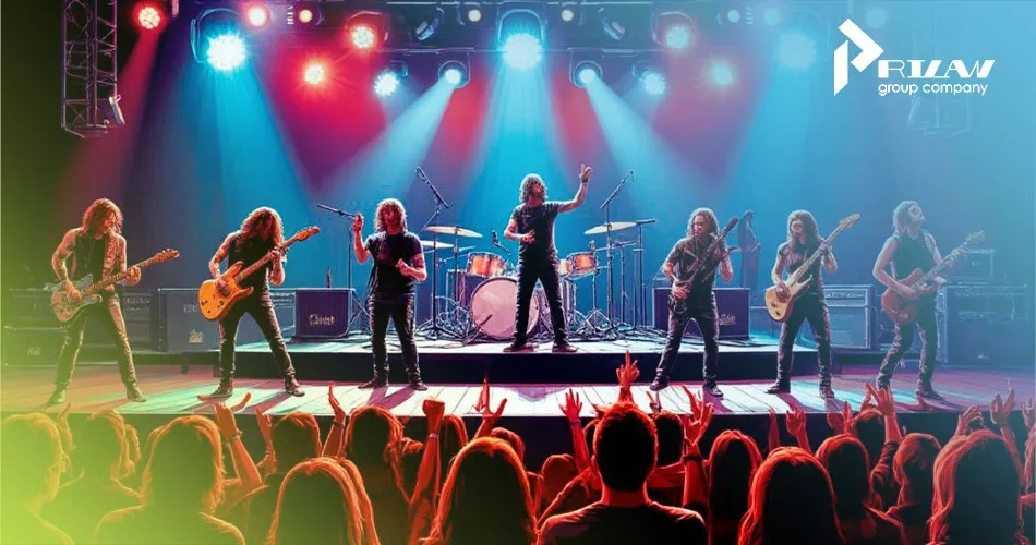 Концерт рок группы