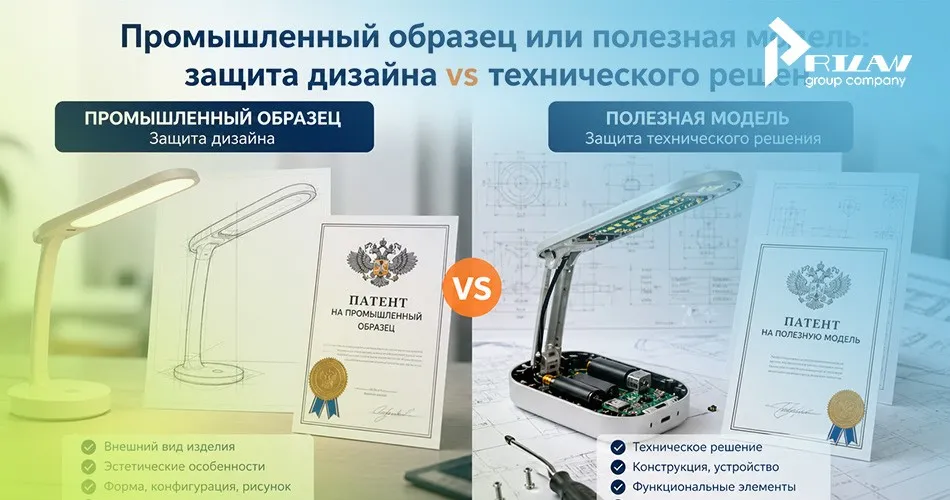 Отличие промышленного образца и полезной модели