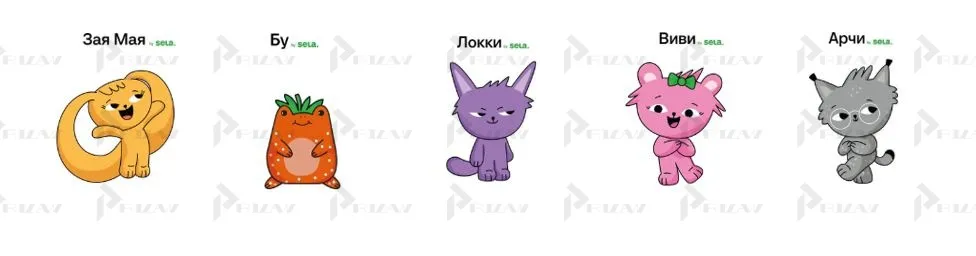 Заявки на регистрацию товарных знаков маскоты