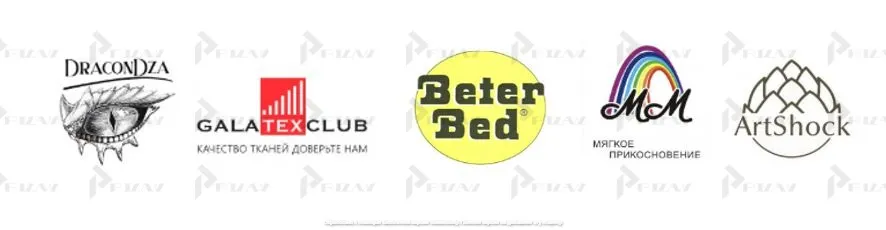 Товарные знаки 24 класса МКТУ: производство постельного белья