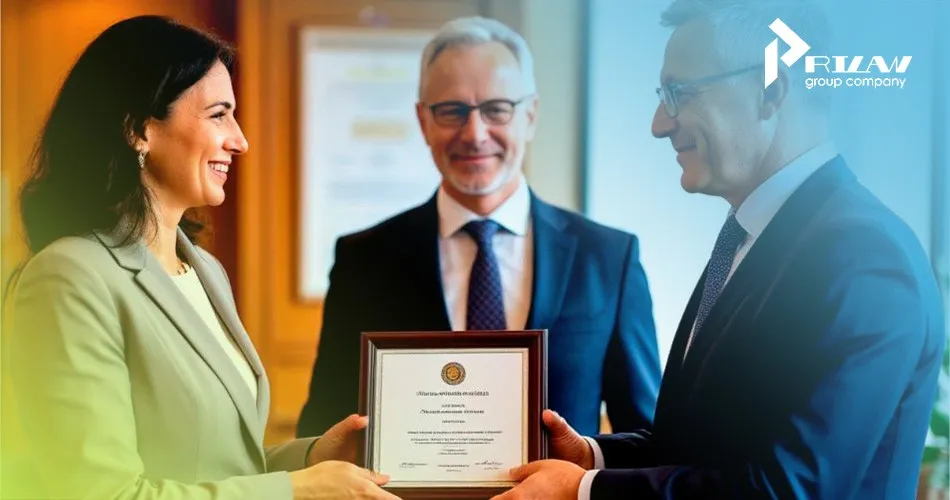 Вручение свидетельства