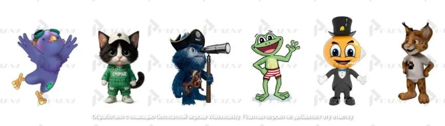 Талисманы, выставочные и торговые персонажи Патенты на промышленный образец класс 20-99 МКПО: дизайн и форма талисмана, выставочные и торговые персонажи