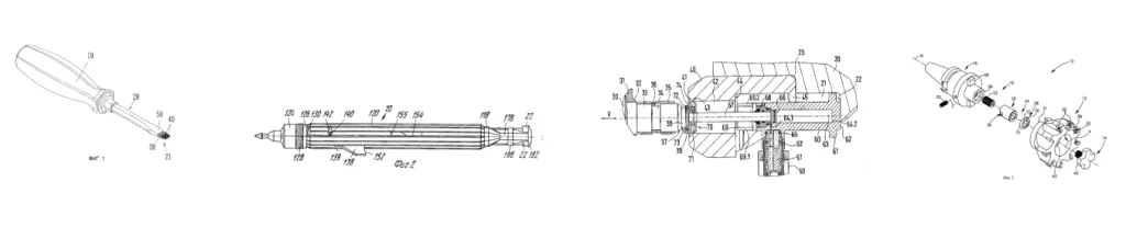 Примеры запатентованных ручных инструментов