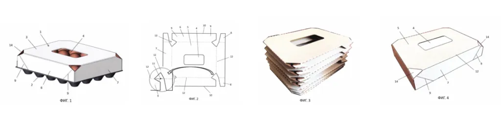 Чертежи упаковки для первозки яиц