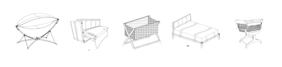 Патенты на промышленный образец класс 06-02 МКПО: дизайн и форма кроватей