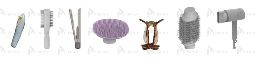 Патенты на промышленный образец класс 28-05 МКПО: дизайн и форма бигудей, заколки, шпильки, расчески, гребня, фена, утюжка, плойки 