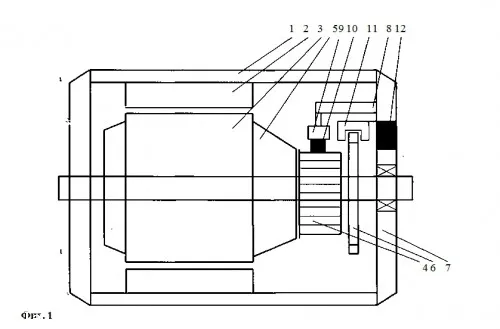 УСТРОЙСТВО ДВИГАТЕЛЯ ПОСТОЯННОГО ТОКА ПОВЫШЕННОЙ МОЩНОСТИ. (Патент РФ на изобретение № 2605945)