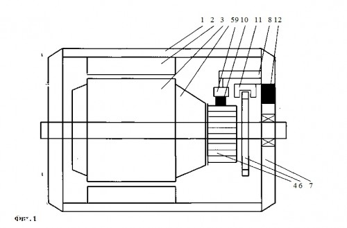 УСТРОЙСТВО ДВИГАТЕЛЯ ПОСТОЯННОГО ТОКА ПОВЫШЕННОЙ МОЩНОСТИ. (Патент РФ на изобретение № 2605945)